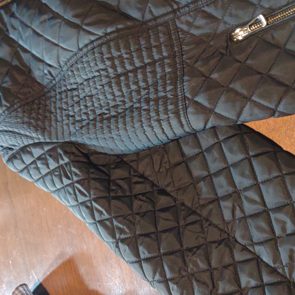 NEW Calvin Klein Women's Hooded Chevron Quilted Packable Down Jacket 3X - Picture 5 of 9